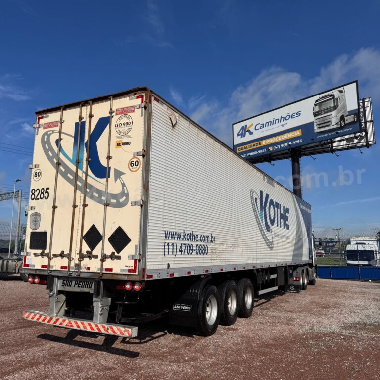 Carreta Baú Furgão Alumínio 03 Eixos