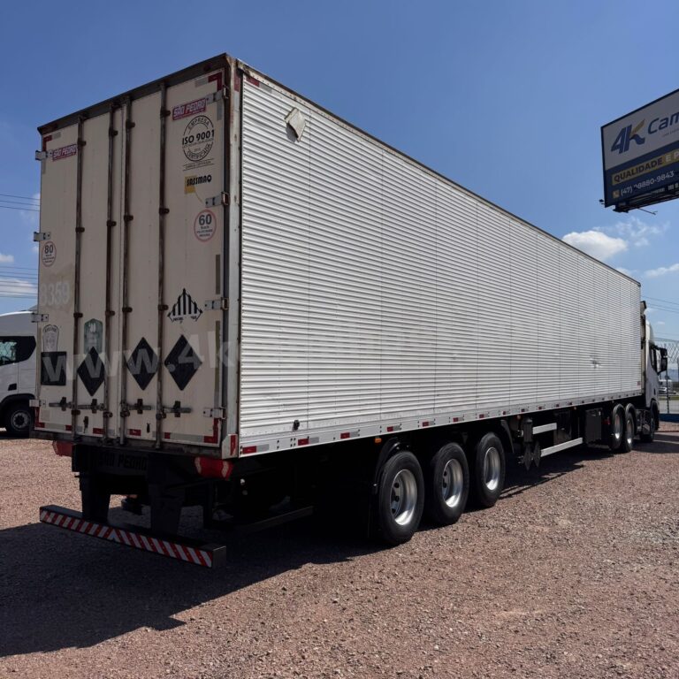 Carreta Baú Furgão Alumínio 03 Eixos